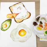 "Eggs & Things" Watercolour Practice Workshop - artjamming, Boulevart - Boulevart