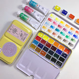 White Nights Watercolour 1ml Pan Set x24