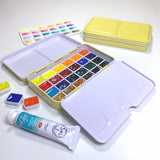 White Nights Watercolour 1ml Pan Set x24