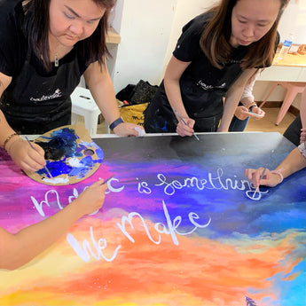 Family / Team Art Jam (Large Canvas)