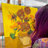 Art-jamming, art jam, acrylic painting, artjamming, canvas painting, guided painting, Boulevart