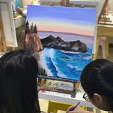 Art-jamming, art jam, acrylic painting, artjamming, canvas painting, guided painting, Boulevart