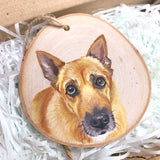 Custom Pet Portrait on Wood