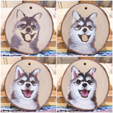 Custom Pet Portrait on Wood