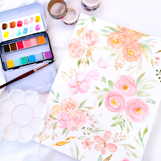 Magical Watercolor Florals - Loose & Enchanting with Masking Fluid, Cathrin Gressieker