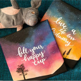 Night Sky + Quotes Painting (Customised)